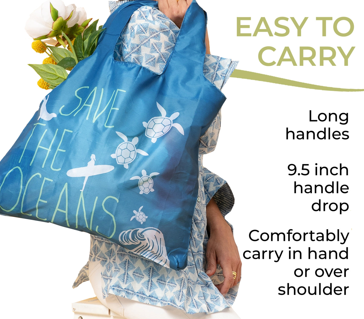 REUSABLE SHOPPER TOTES