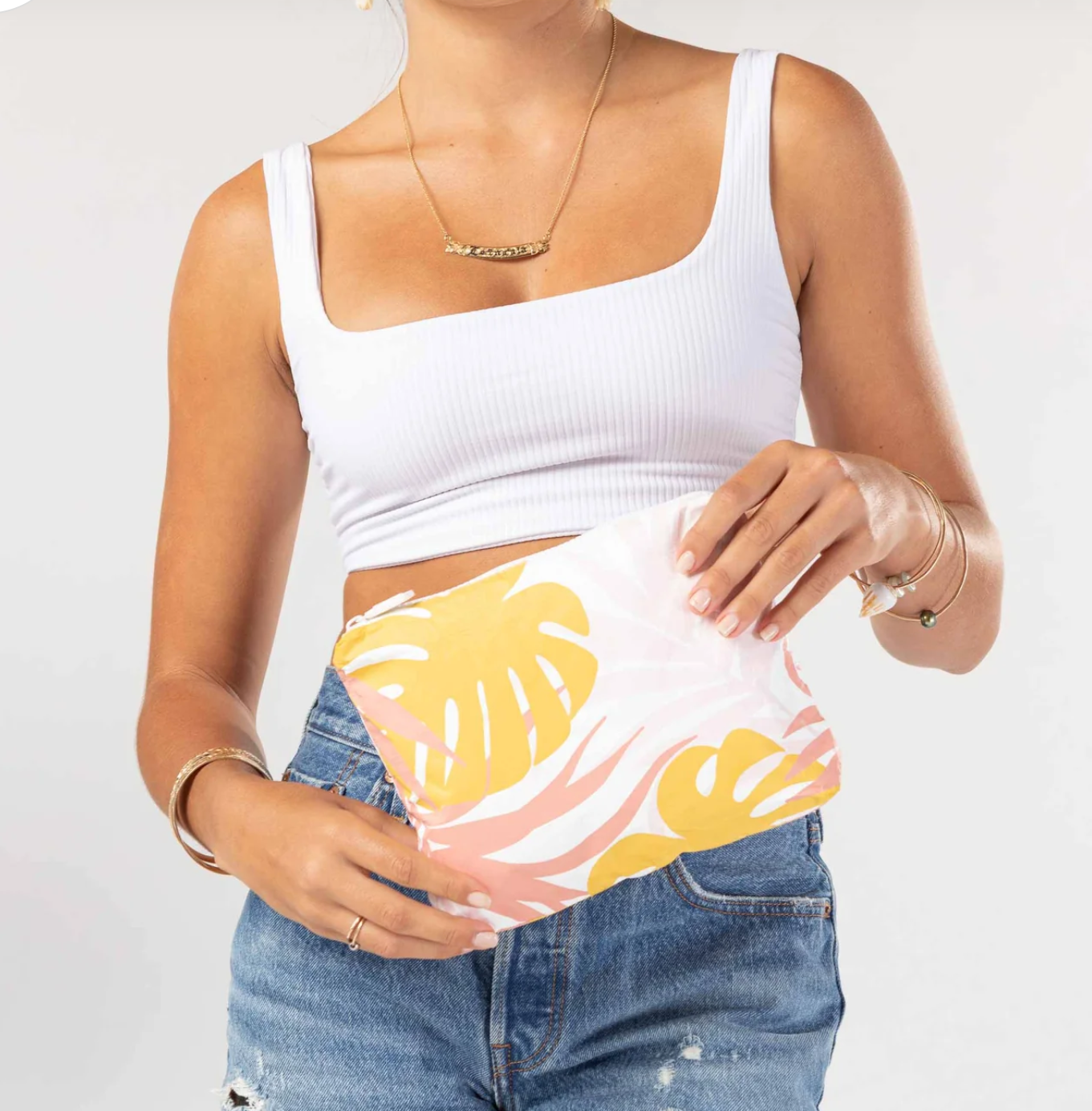 SMALL TROPICS POUCH