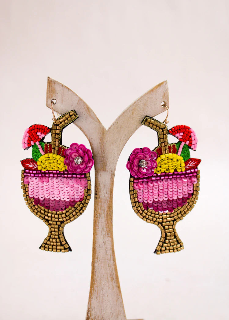 TIKI-LICIOUS BLING EARRINGS