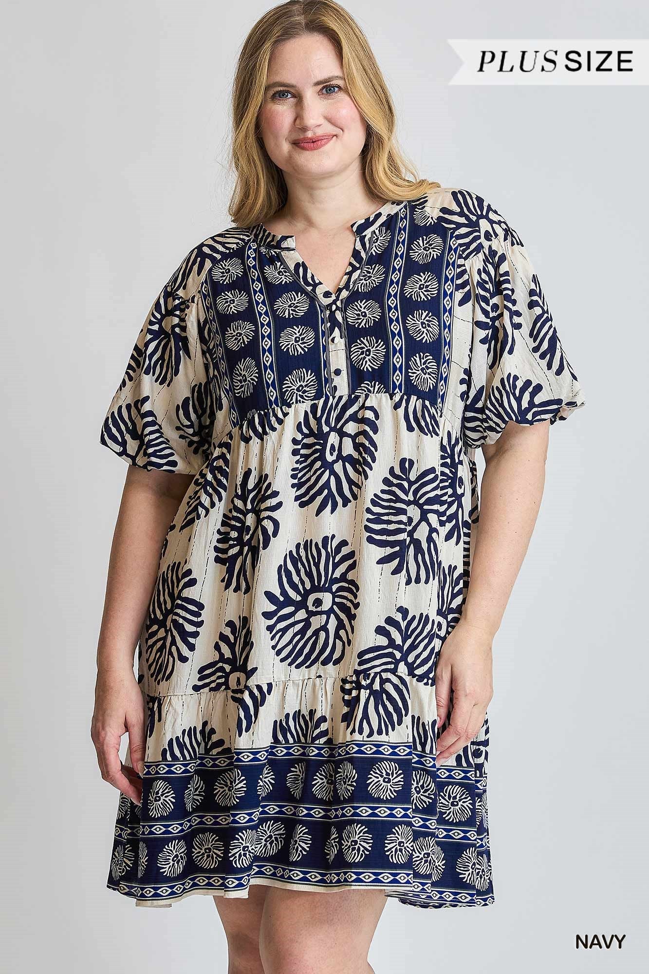EVELYN BOHO BREEZE PRINTED DRESS