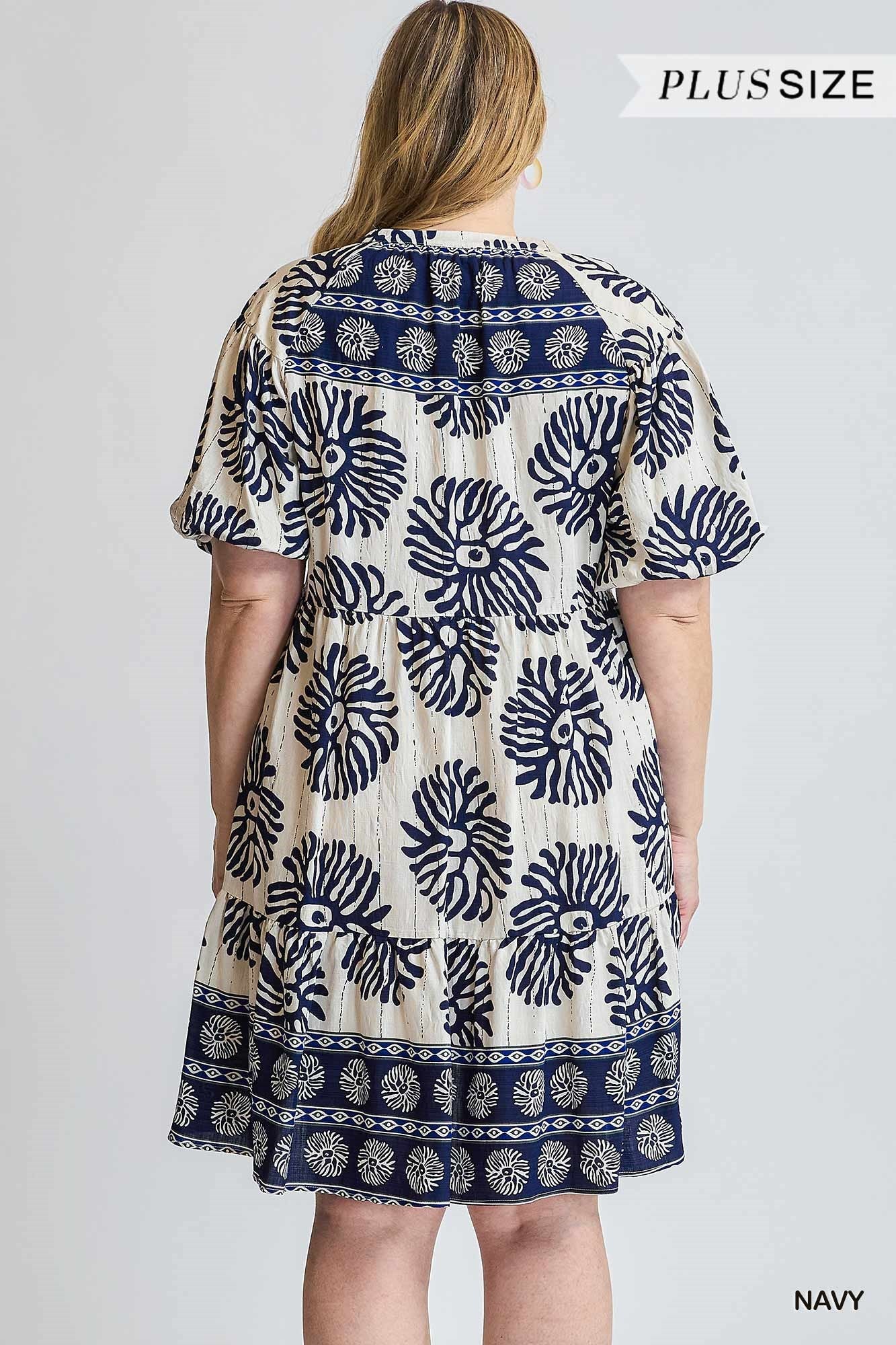 EVELYN BOHO BREEZE PRINTED DRESS