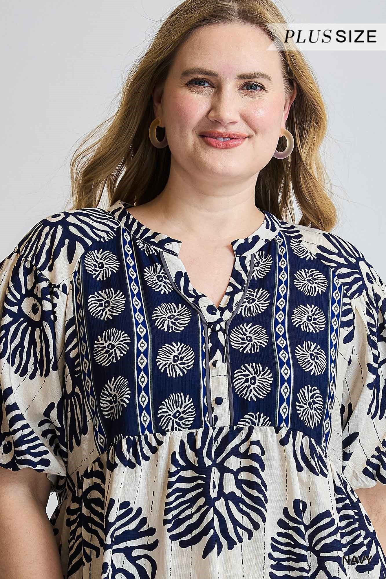 EVELYN BOHO BREEZE PRINTED DRESS