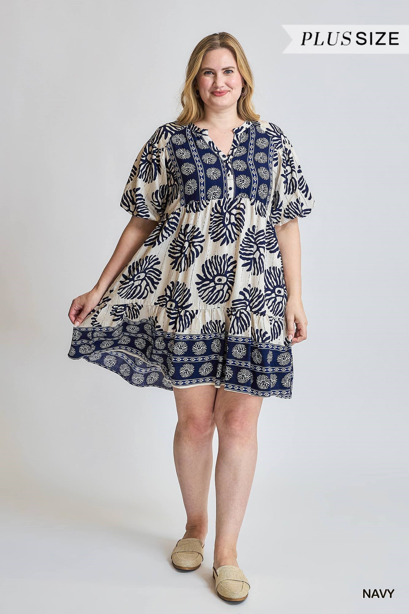EVELYN BOHO BREEZE PRINTED DRESS