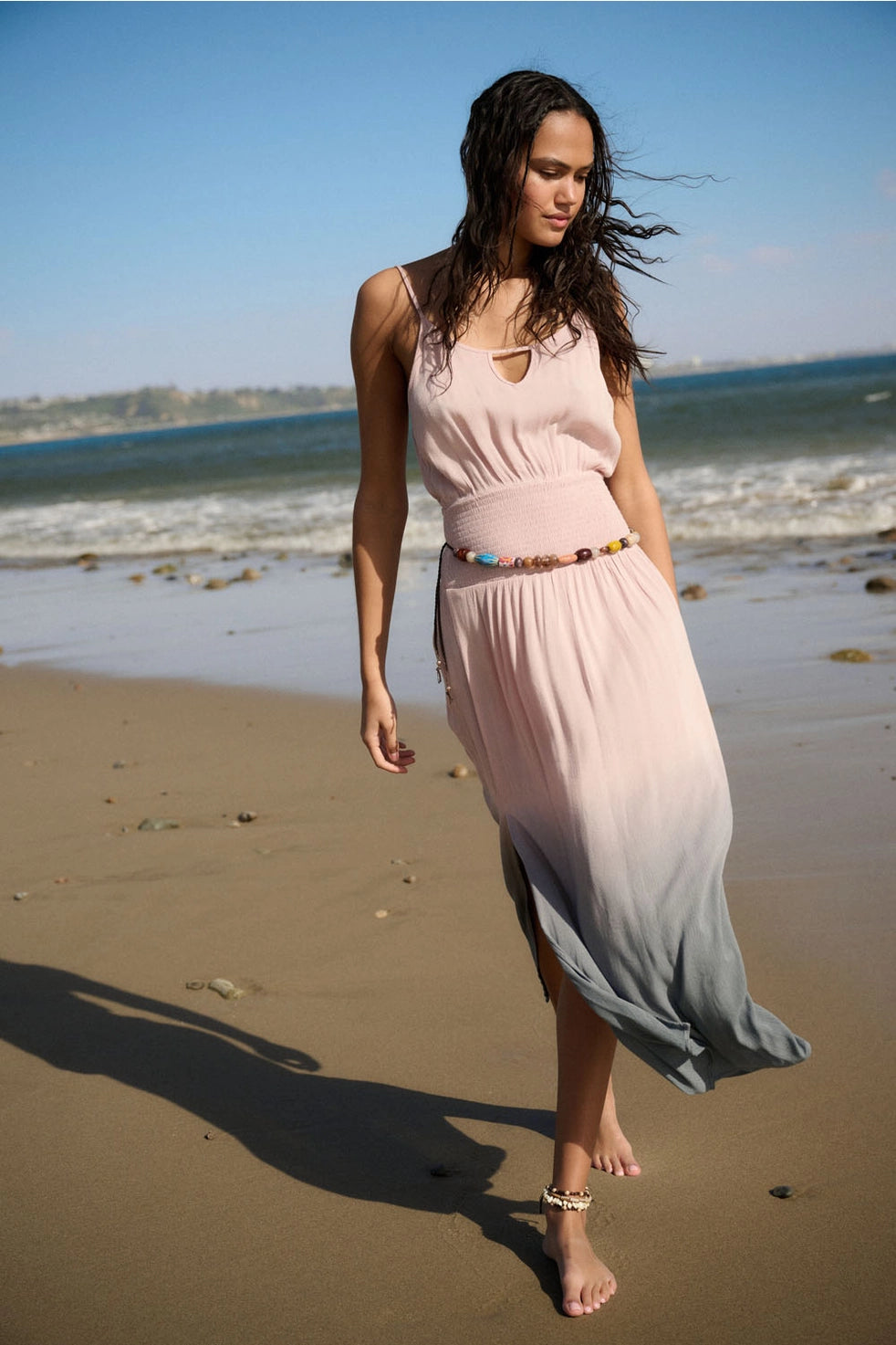 WOVEN MAXI DRESS