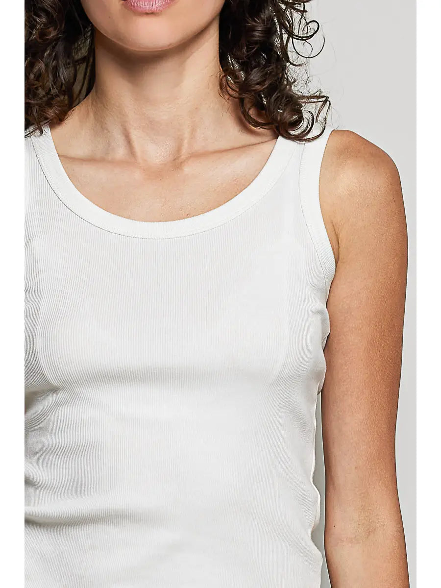 RIBBED KNIT TANK TOP