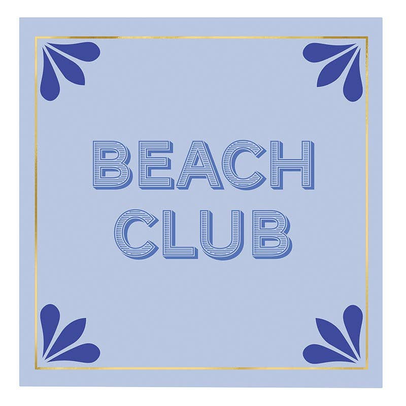 BEACH CLUB FOIL NAPKINS