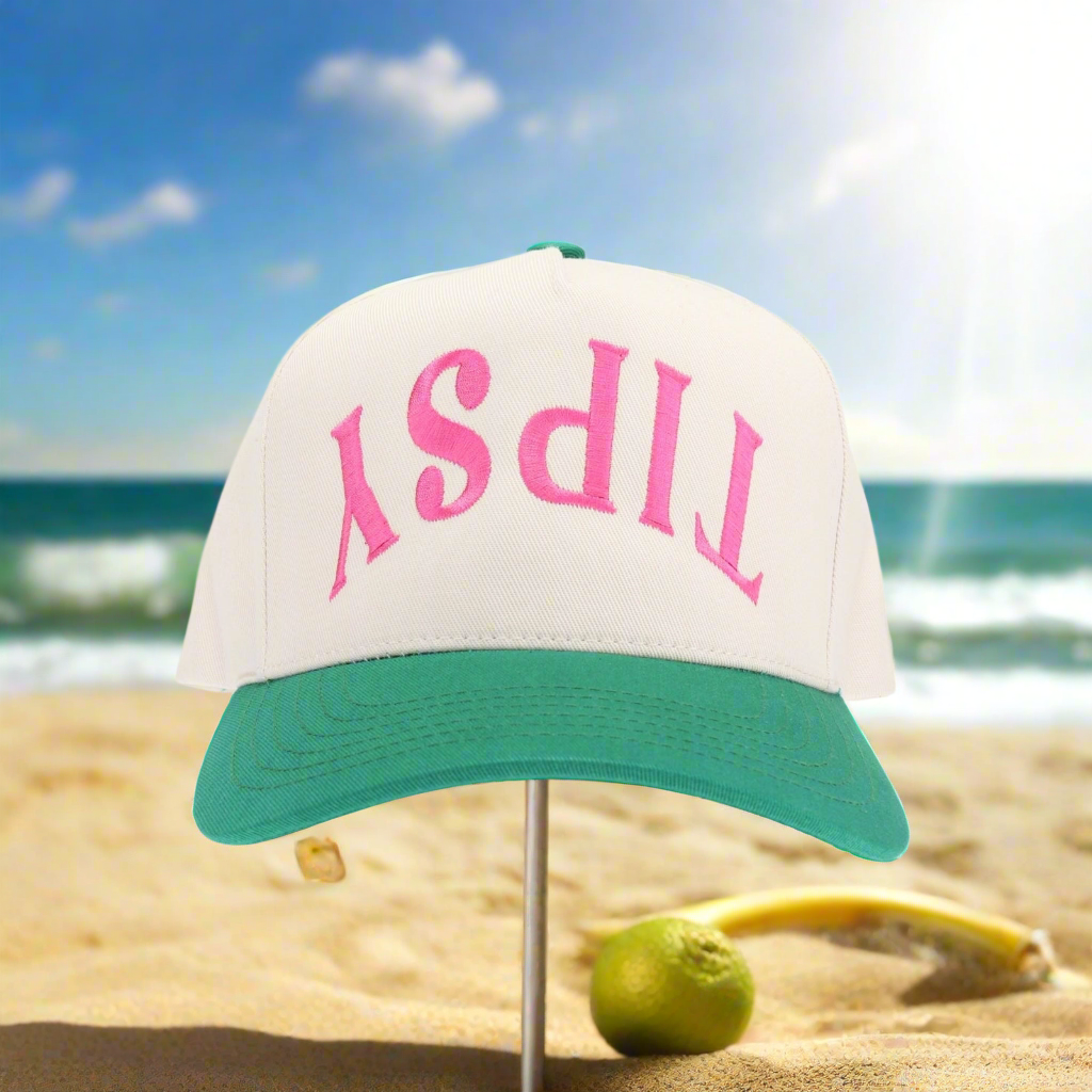 TIPSY EMBROIDERED HATS