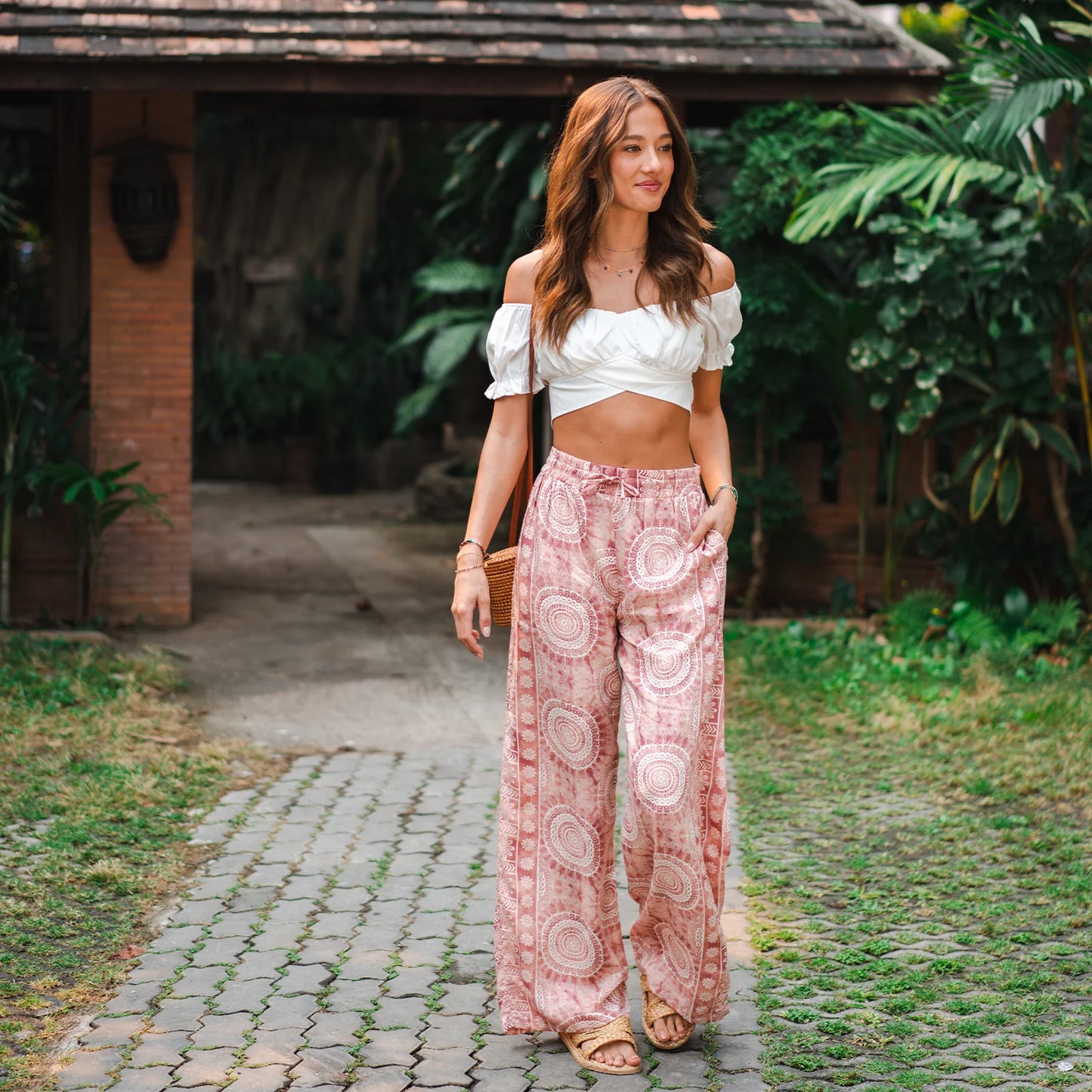 BAJA WIDE LEG DRAWSTRING PANTS