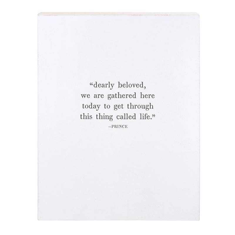DEARLY BELOVED SIGN