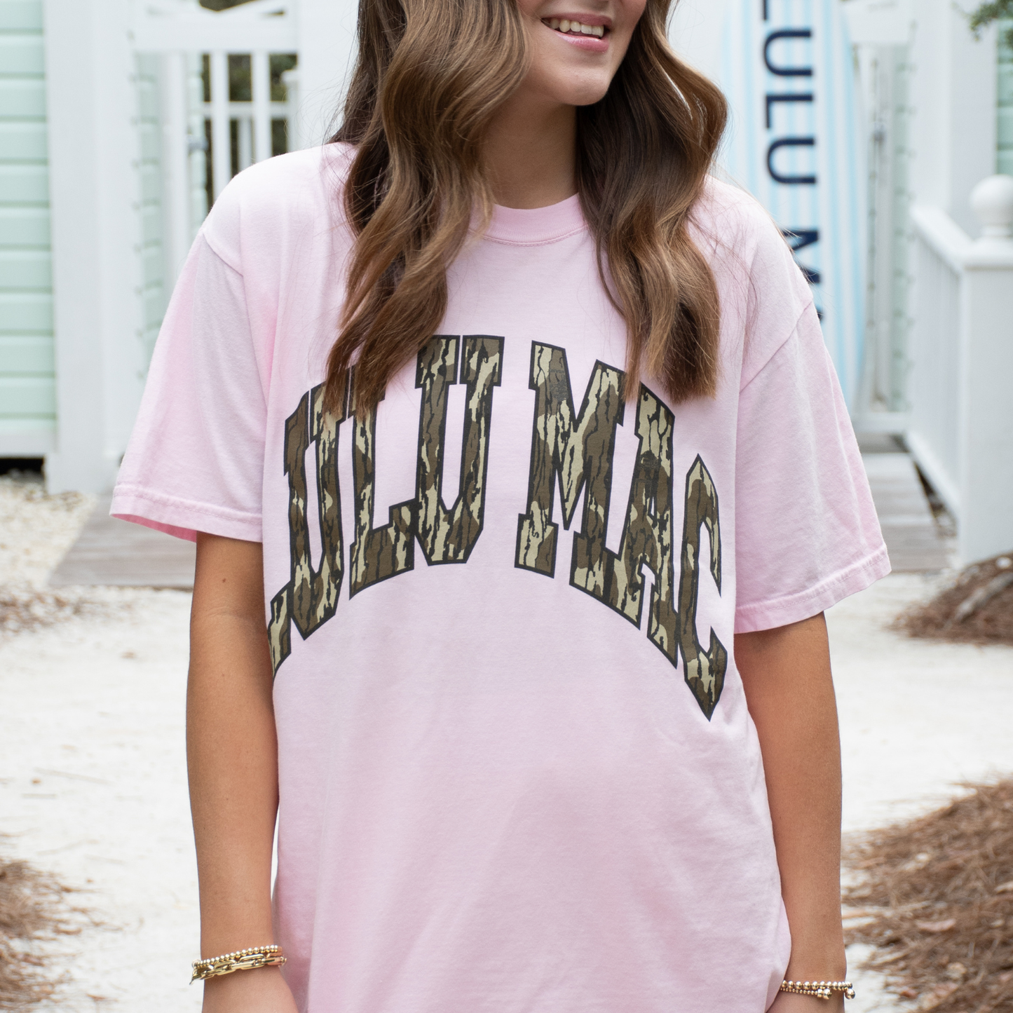 LULU MAC ADULT CAMO TEE