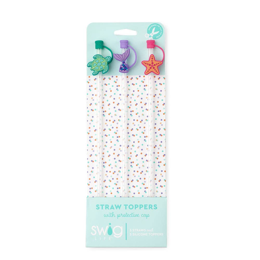 OCEAN STRAW TOPPER SET