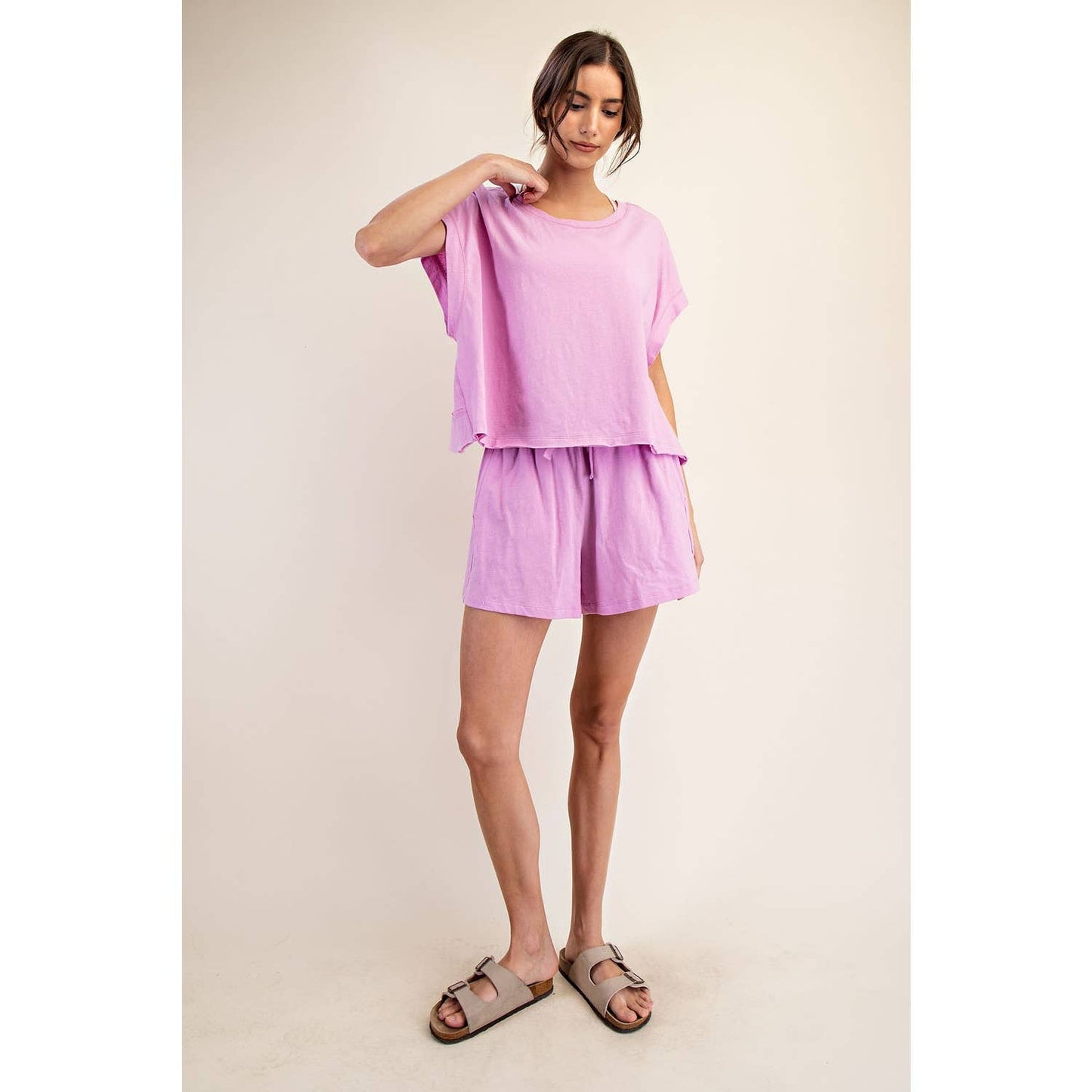 COTTON SLUB OPEN BACK TOP