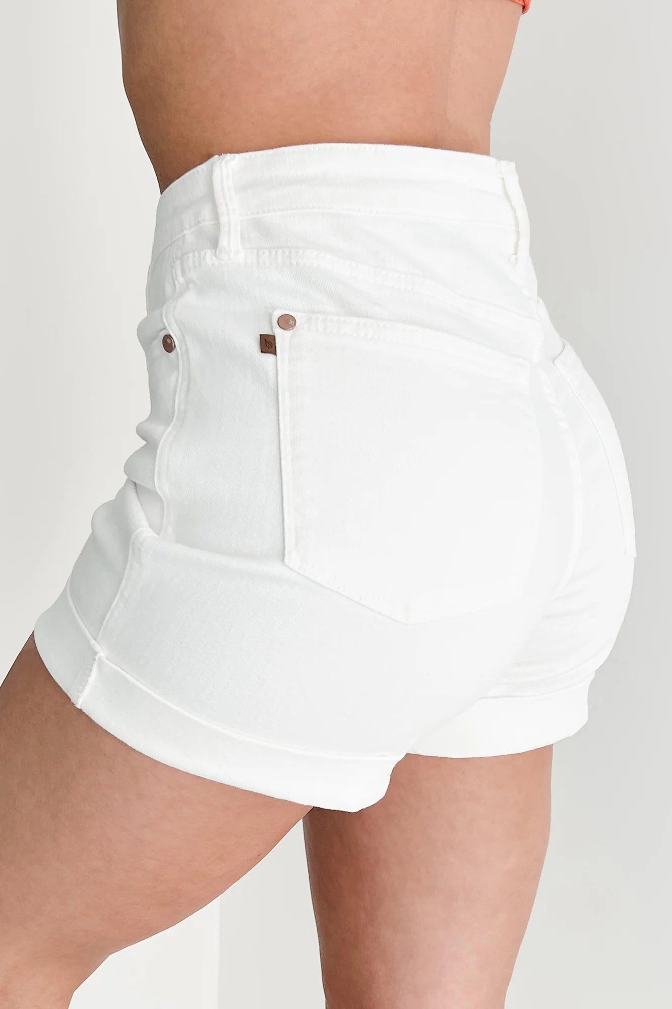 JUDY BLUE HIGH WAISTED CUFF SHORTS