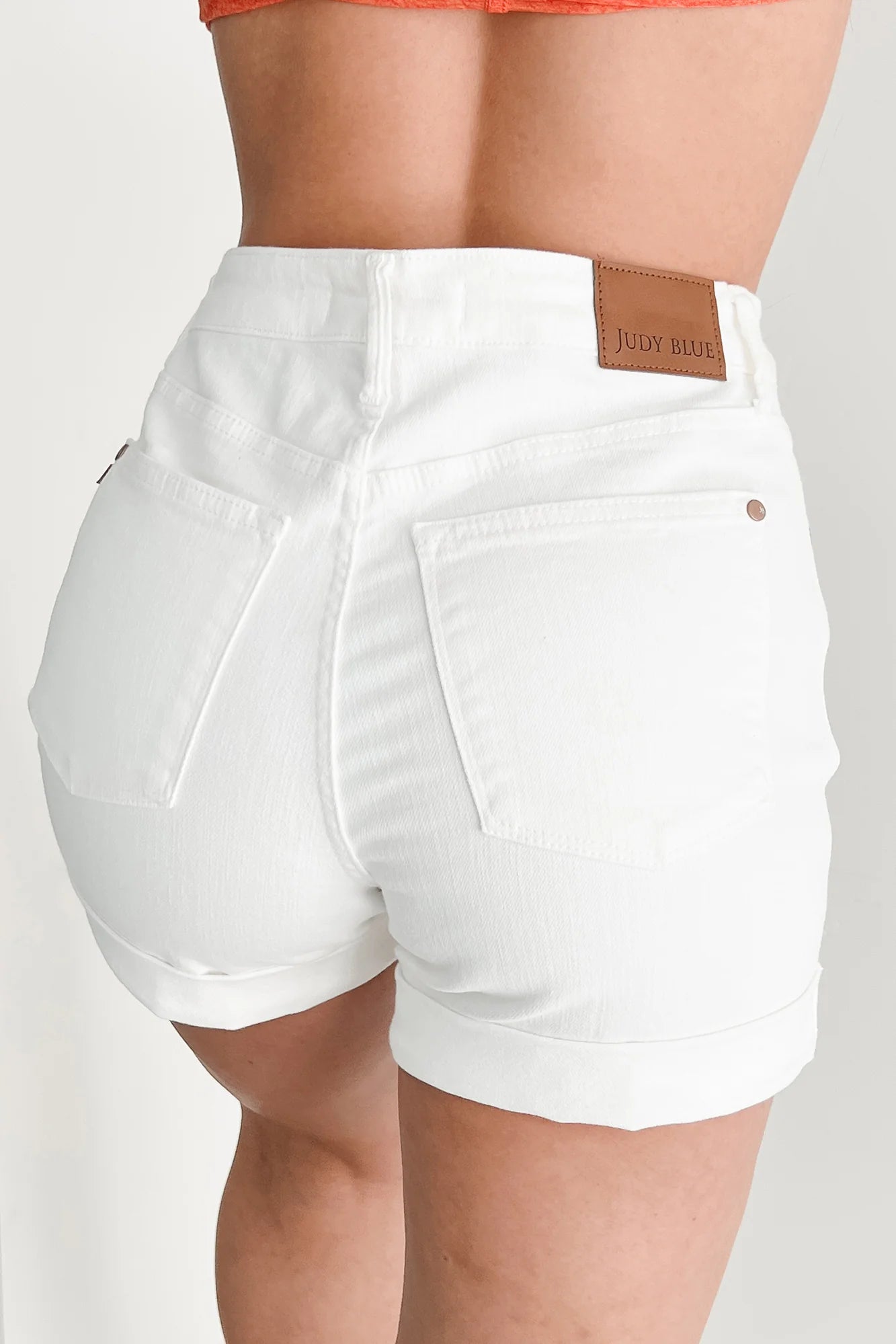 JUDY BLUE HIGH WAISTED CUFF SHORTS