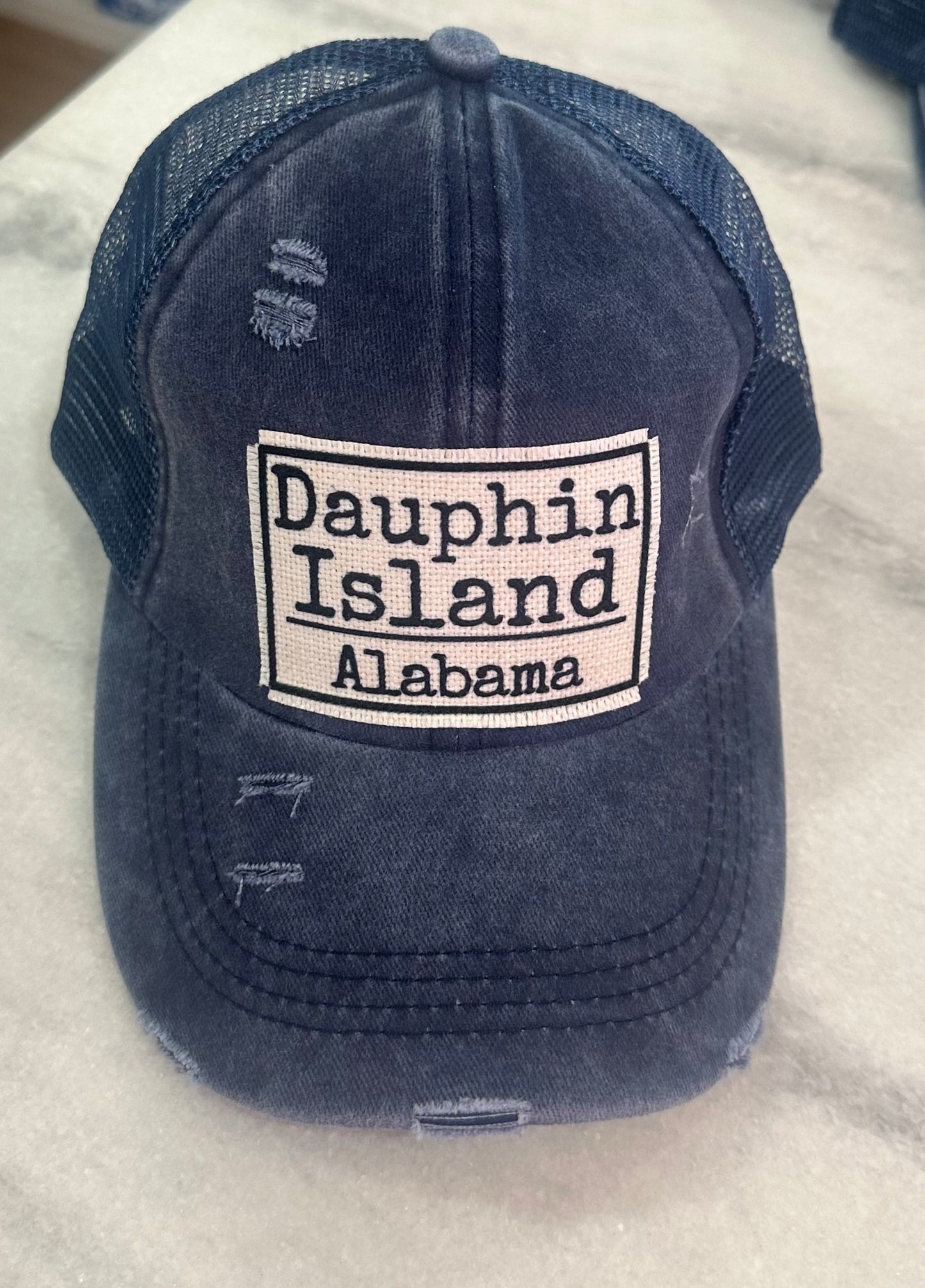 DAUPHIN ISLAND DESTINATION TRUCKER HATS