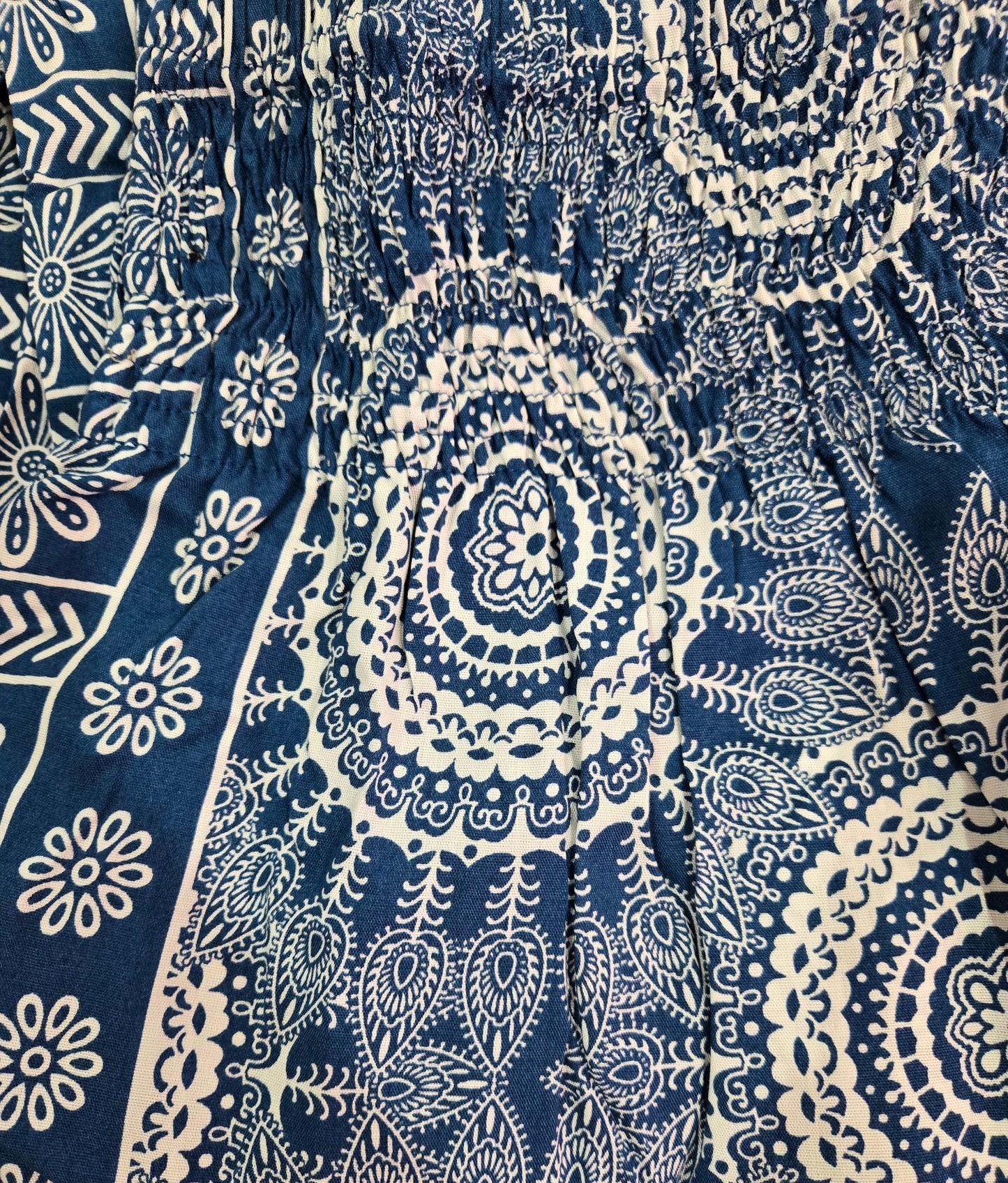 TROPICAL PRINT HAREM PANTS