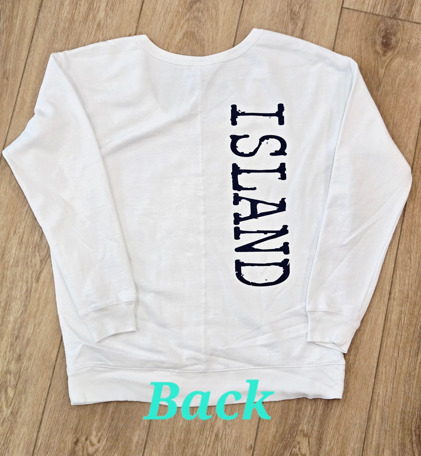 VERTICAL V-NECK SWEATSHIRT