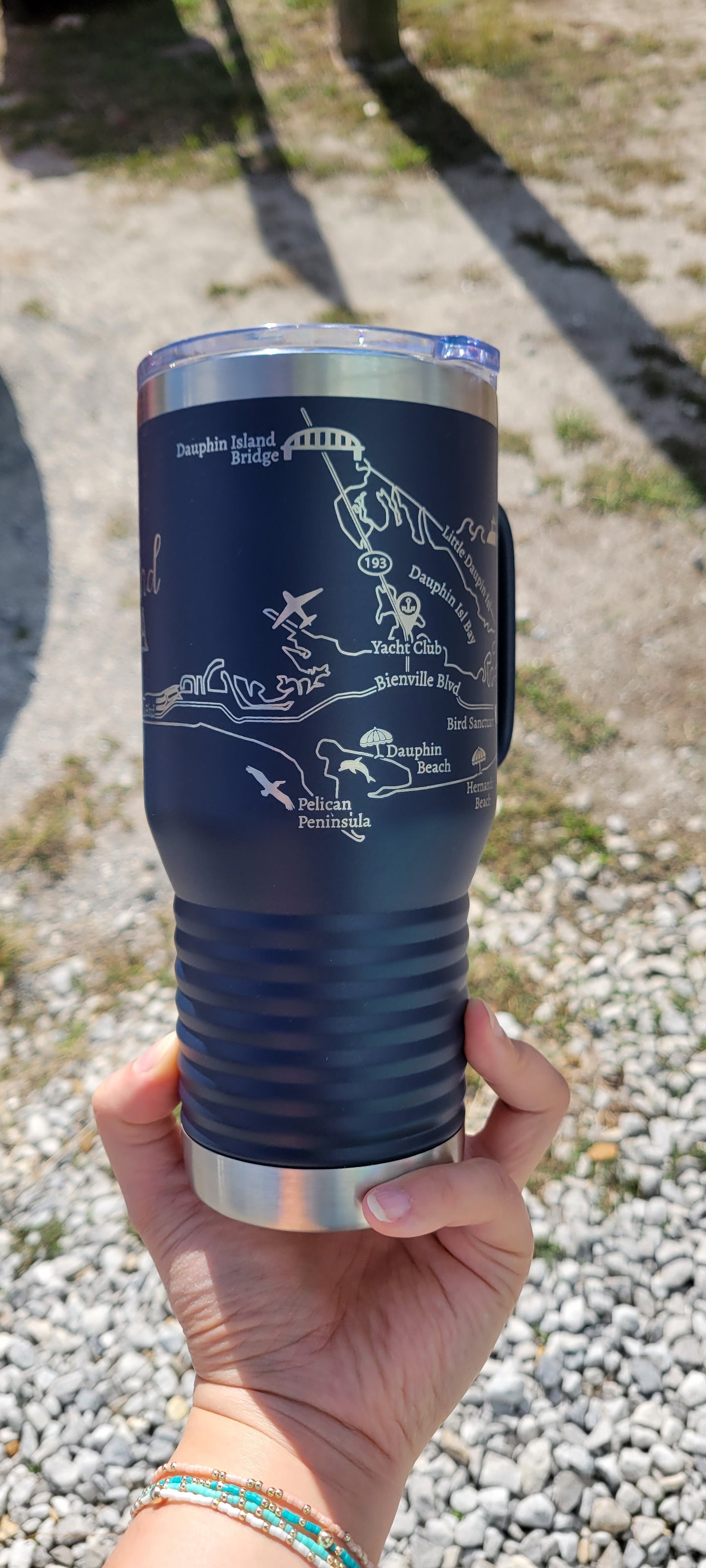 DI SUNNY MAP TRAVEL MUG