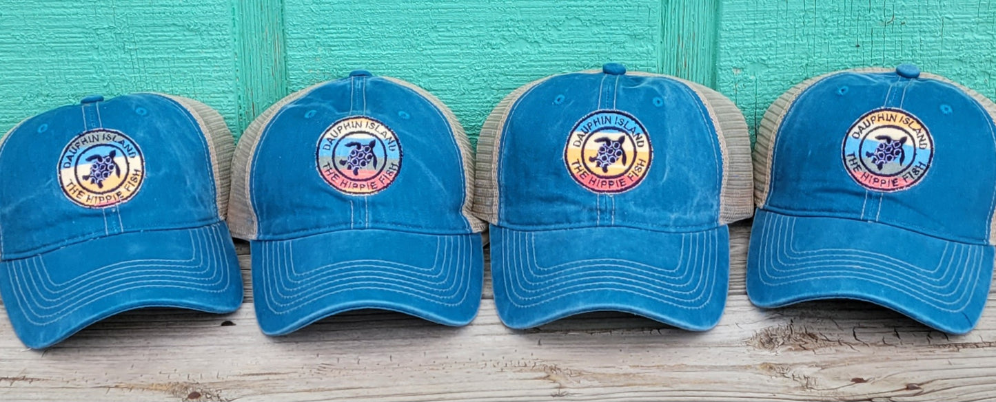 SEA TURTLE PATCH TRUCKER HAT
