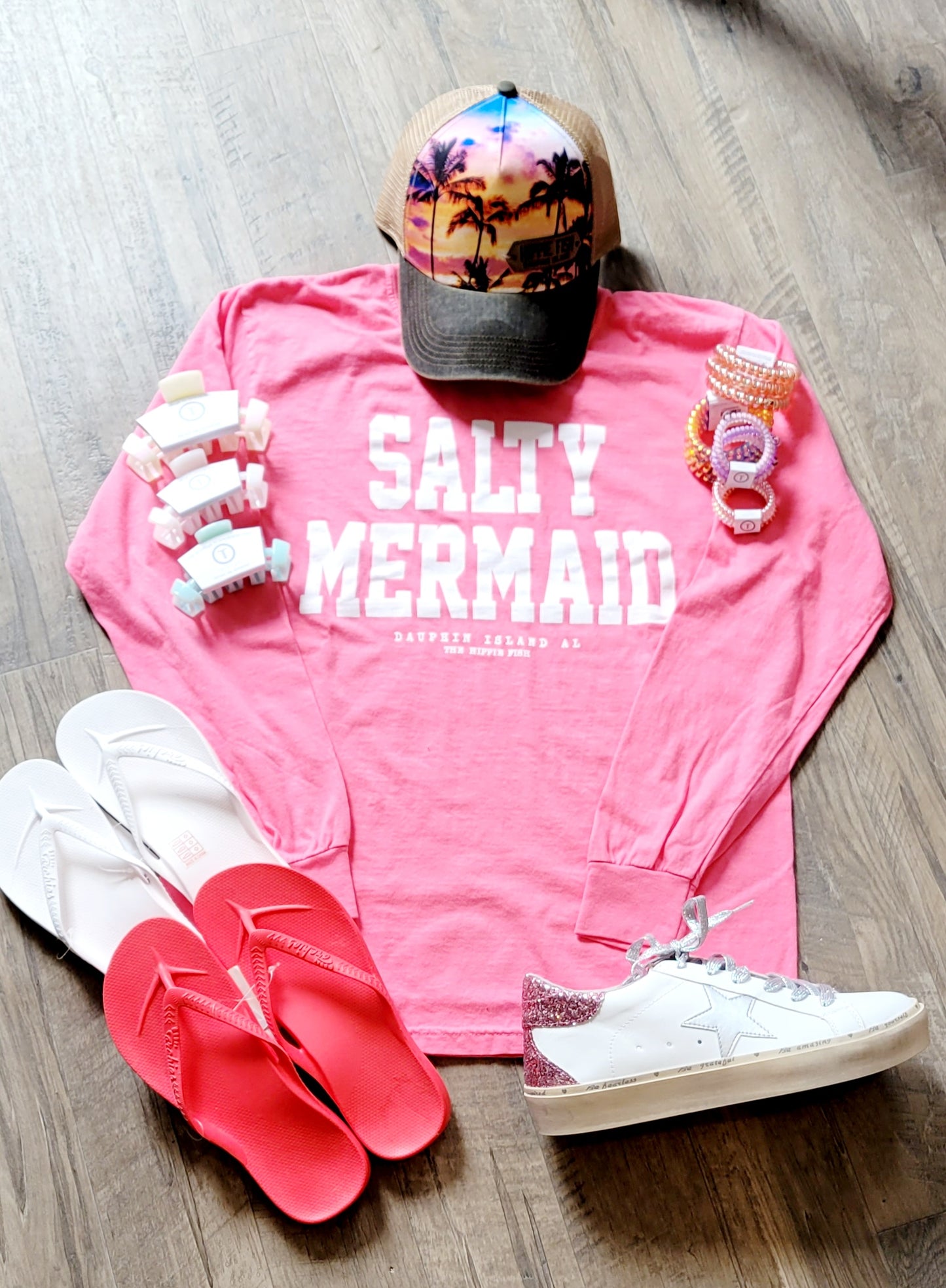 SALTY MERMAID LS T-SHIRT