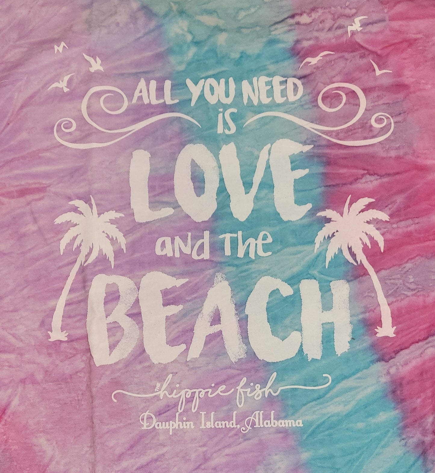 ALL YOU NEED IS LOVE AND THE BEACH SHORT SLEEVE ADULT