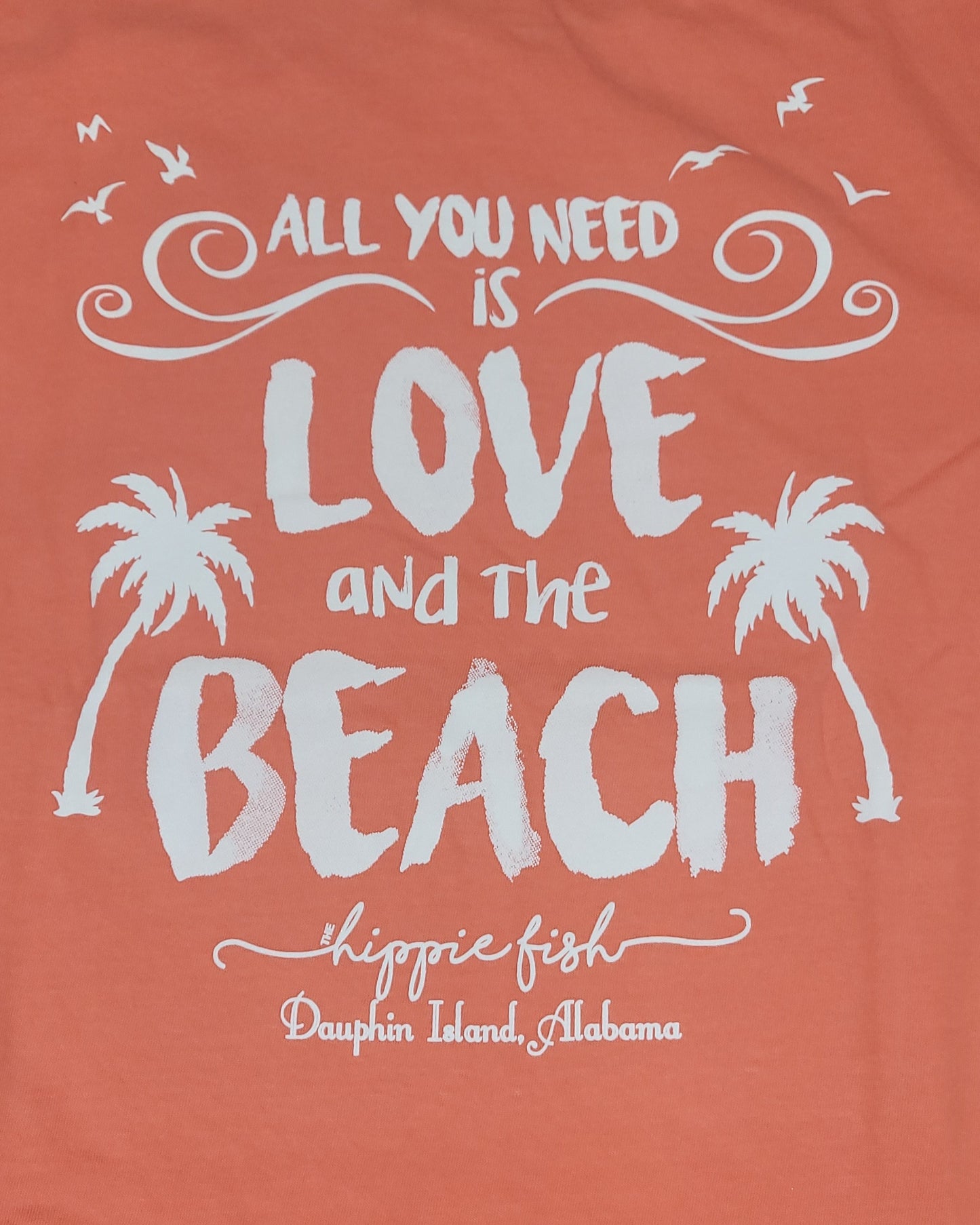 ALL YOU NEED IS LOVE AND THE BEACH SHORT SLEEVE ADULT