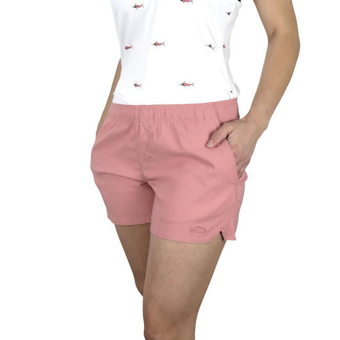 AFTCO WOMEN'S SIRENA HYBRID TECH SHORTS
