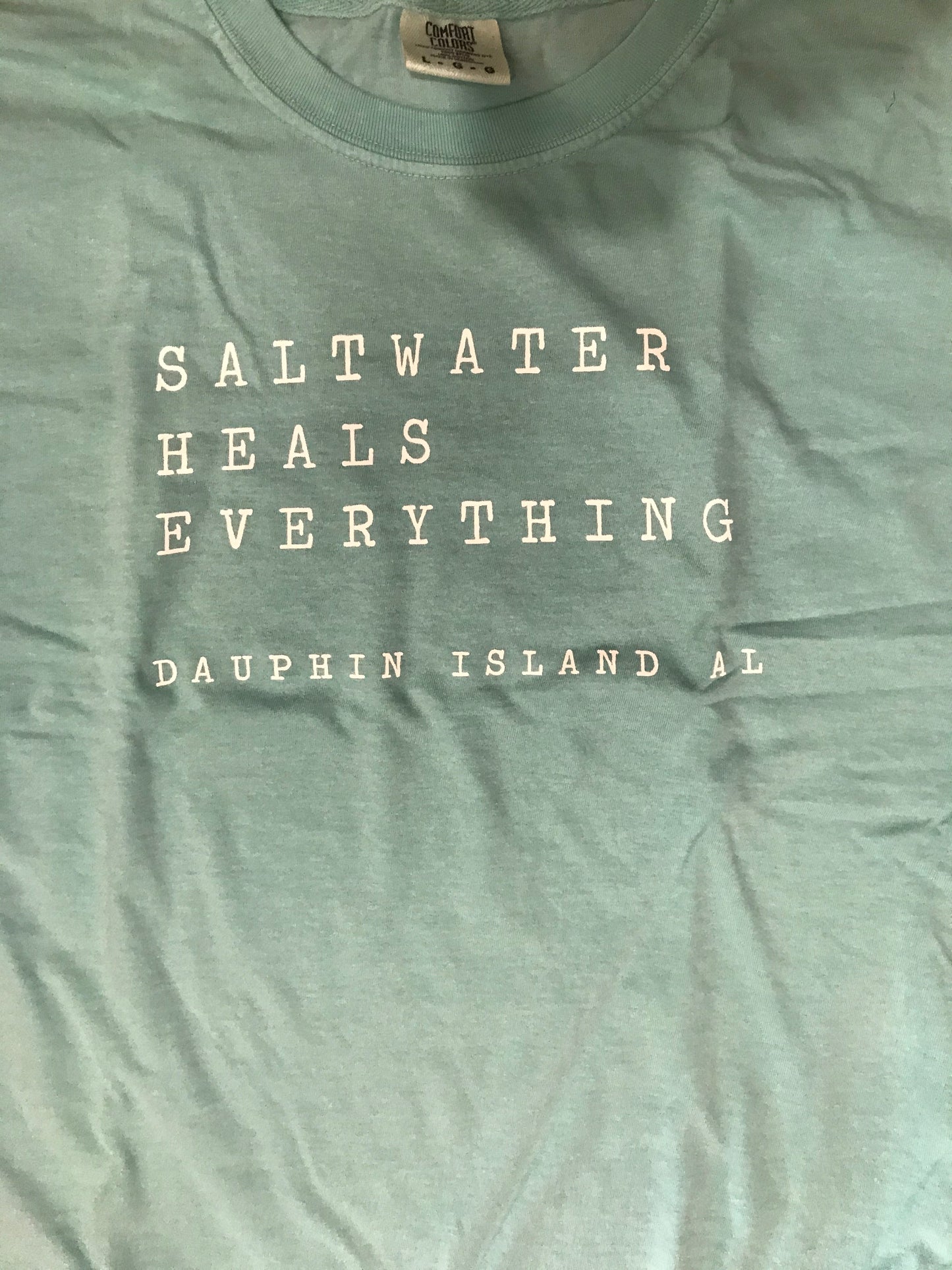 SALTWATER HEALS EVERYTHING SHORT SLEEVE T-SHIRT