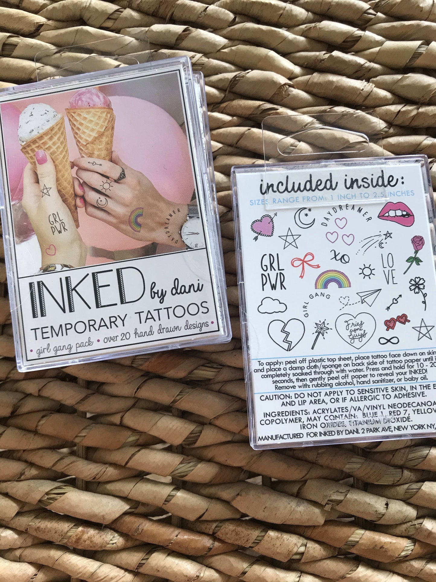 DANI TEMPORARY TATTOOS