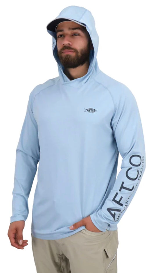 AFTCO DRI-FIT SAMURAI HOODIE SHIRT