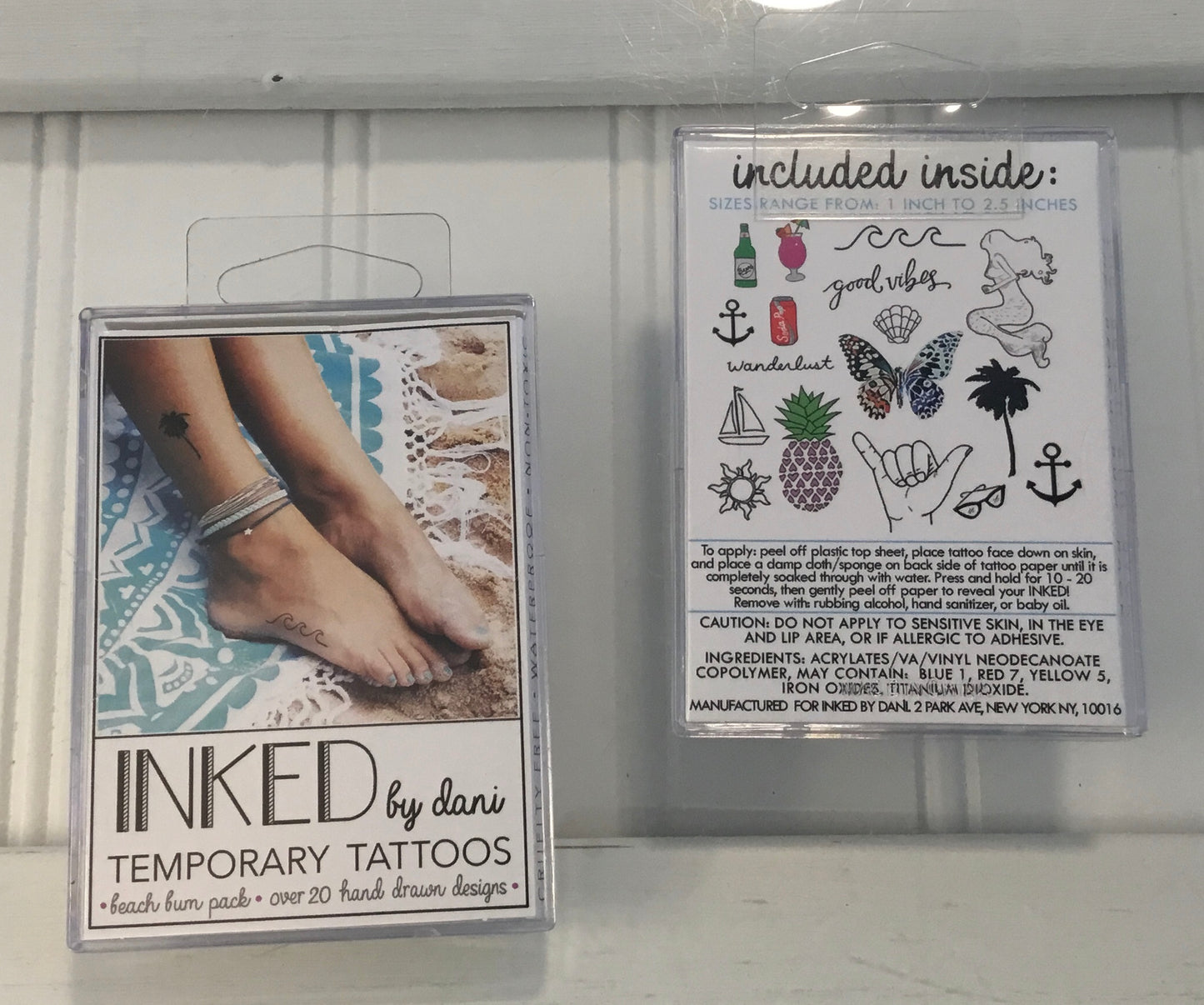 DANI TEMPORARY TATTOOS