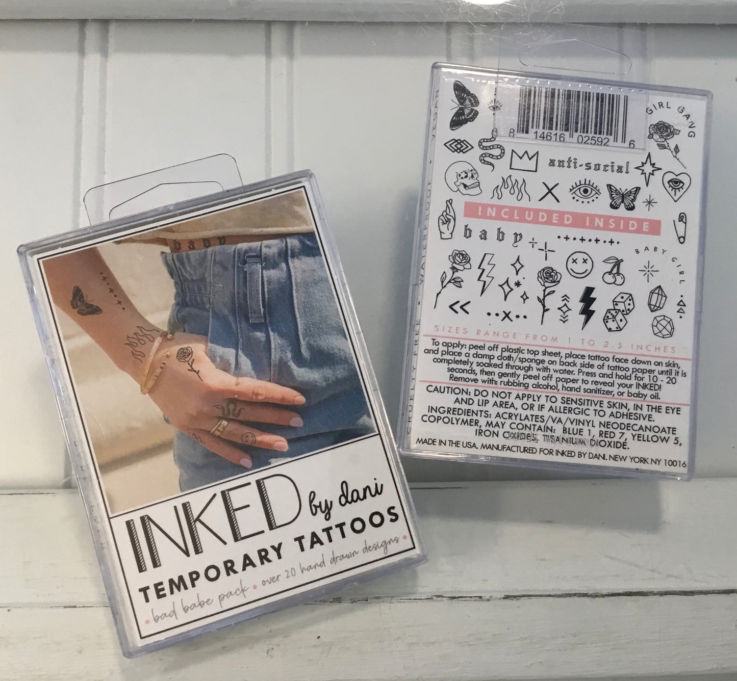 DANI TEMPORARY TATTOOS