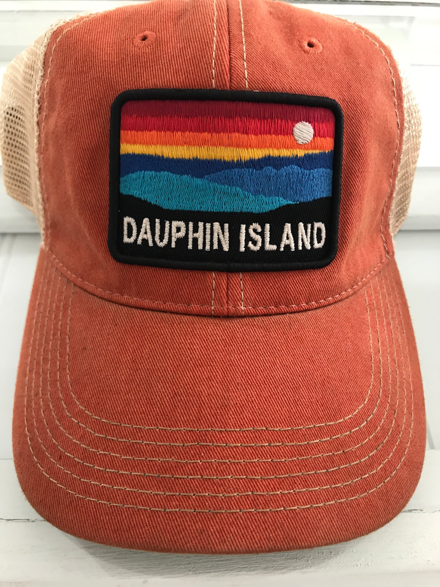 DI HORIZON BURNT ORANGE TRUCKER HAT