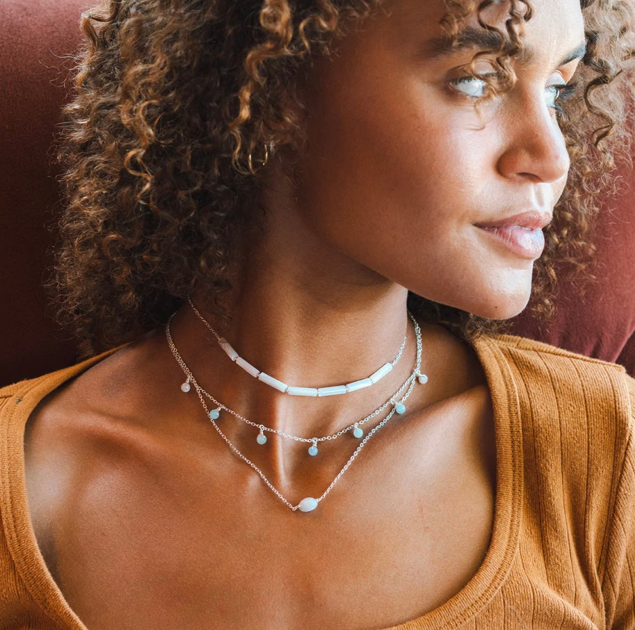 IMAGINATION MOTHER OF PEARL TUBE BEAD COLLECTION