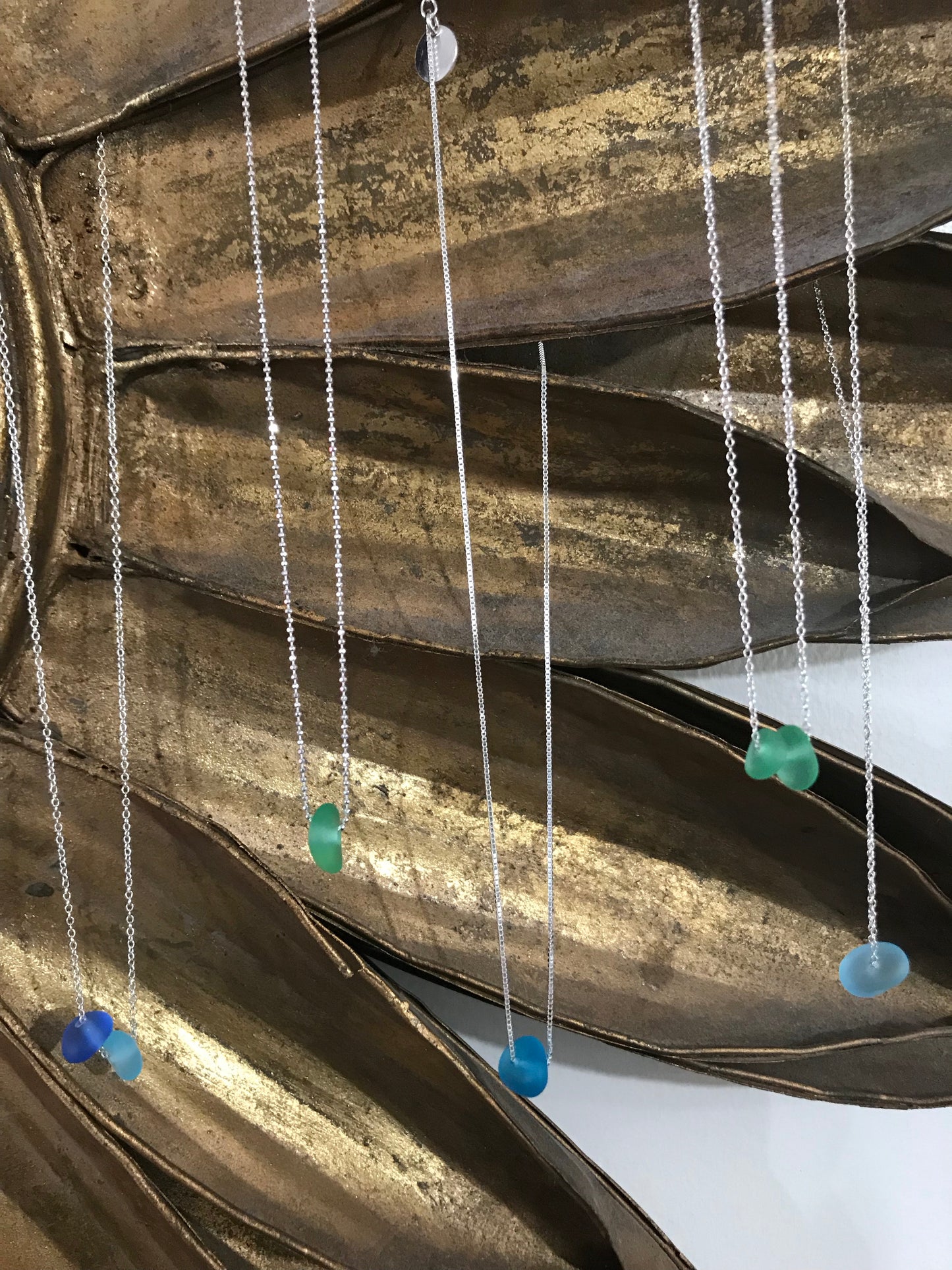 LUCKY DANA SEAGLASS NECKLACES