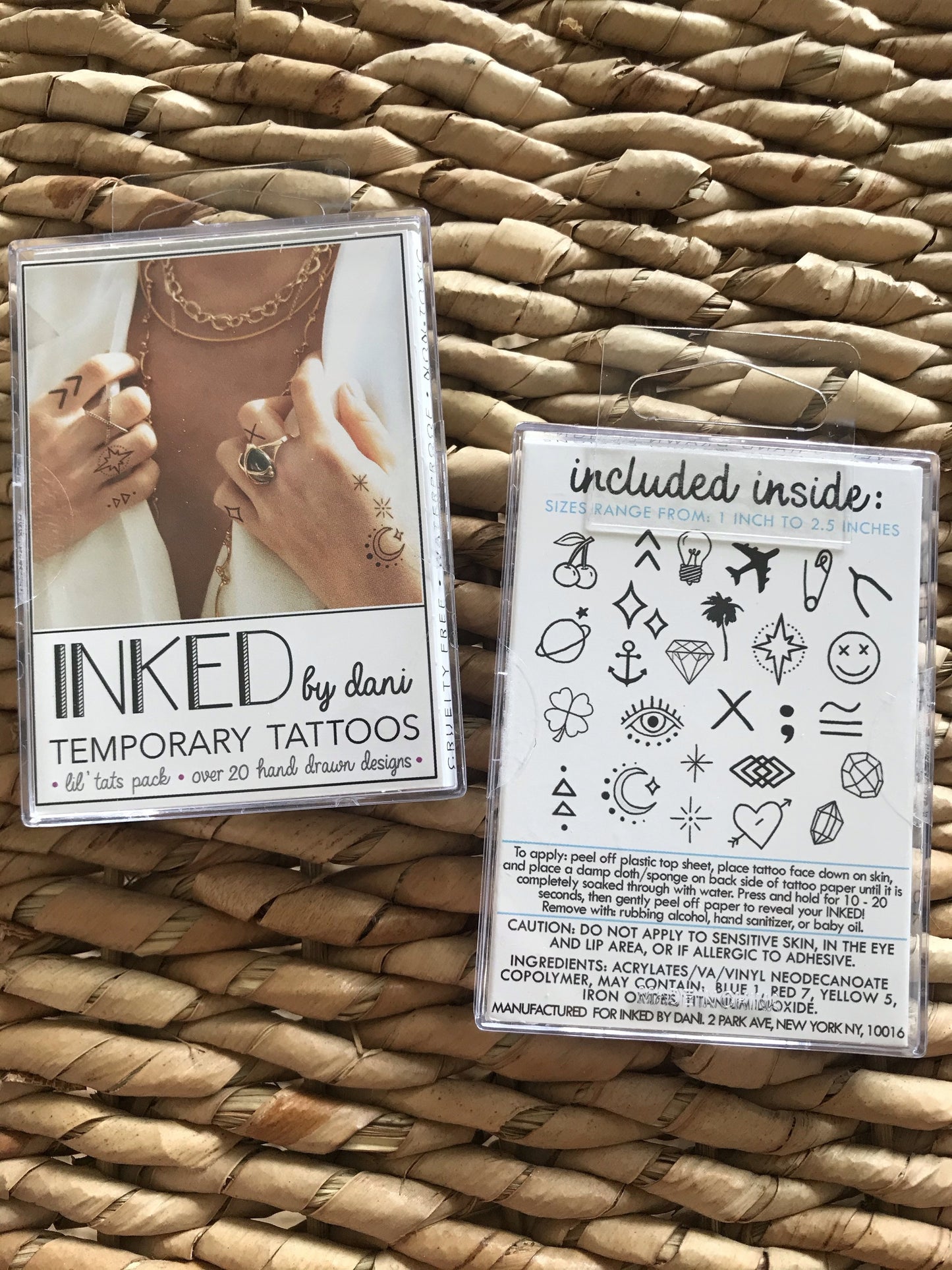 DANI TEMPORARY TATTOOS