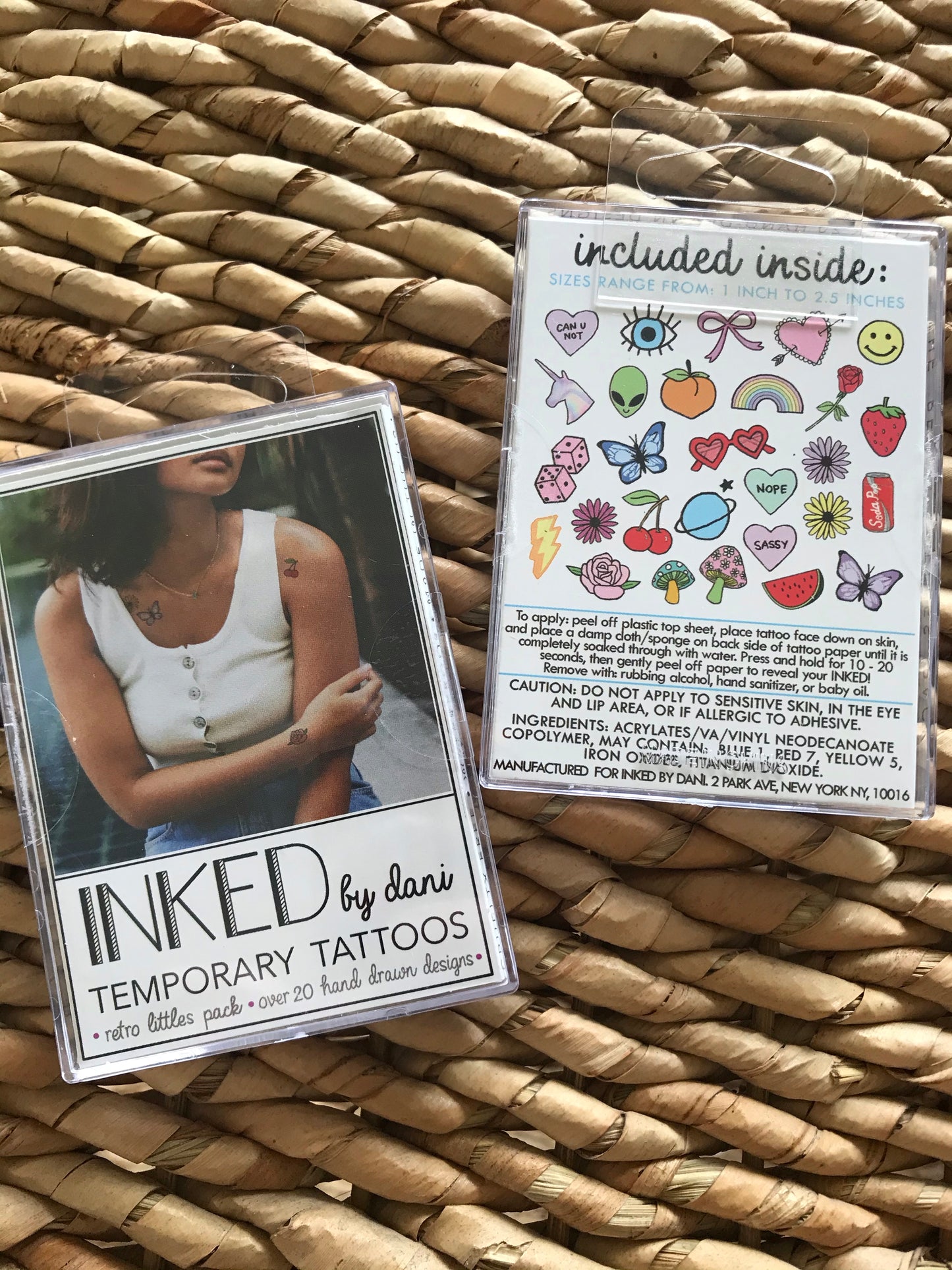 DANI TEMPORARY TATTOOS