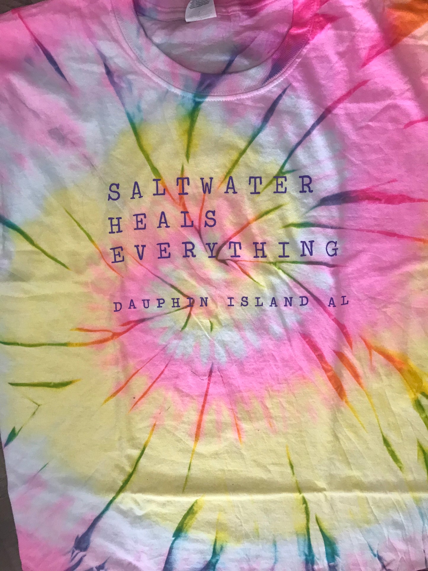 SALTWATER HEALS EVERYTHING SHORT SLEEVE T-SHIRT