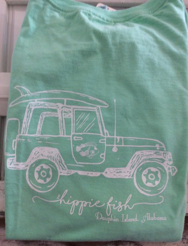 Jeep - Surf Fishing T-Shirt - Seafoam