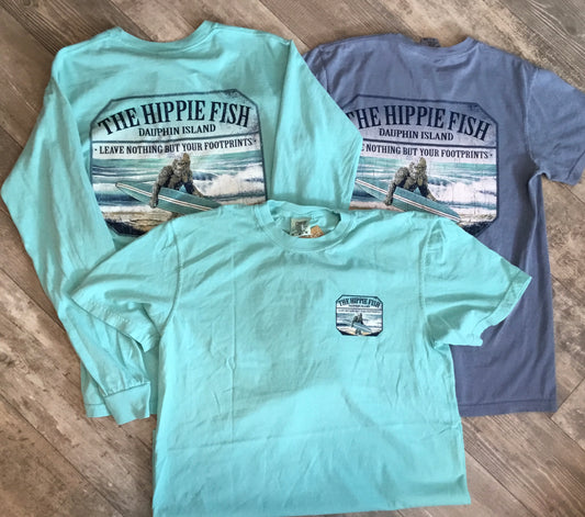 SURFING SASQUATCH LS T-SHIRT