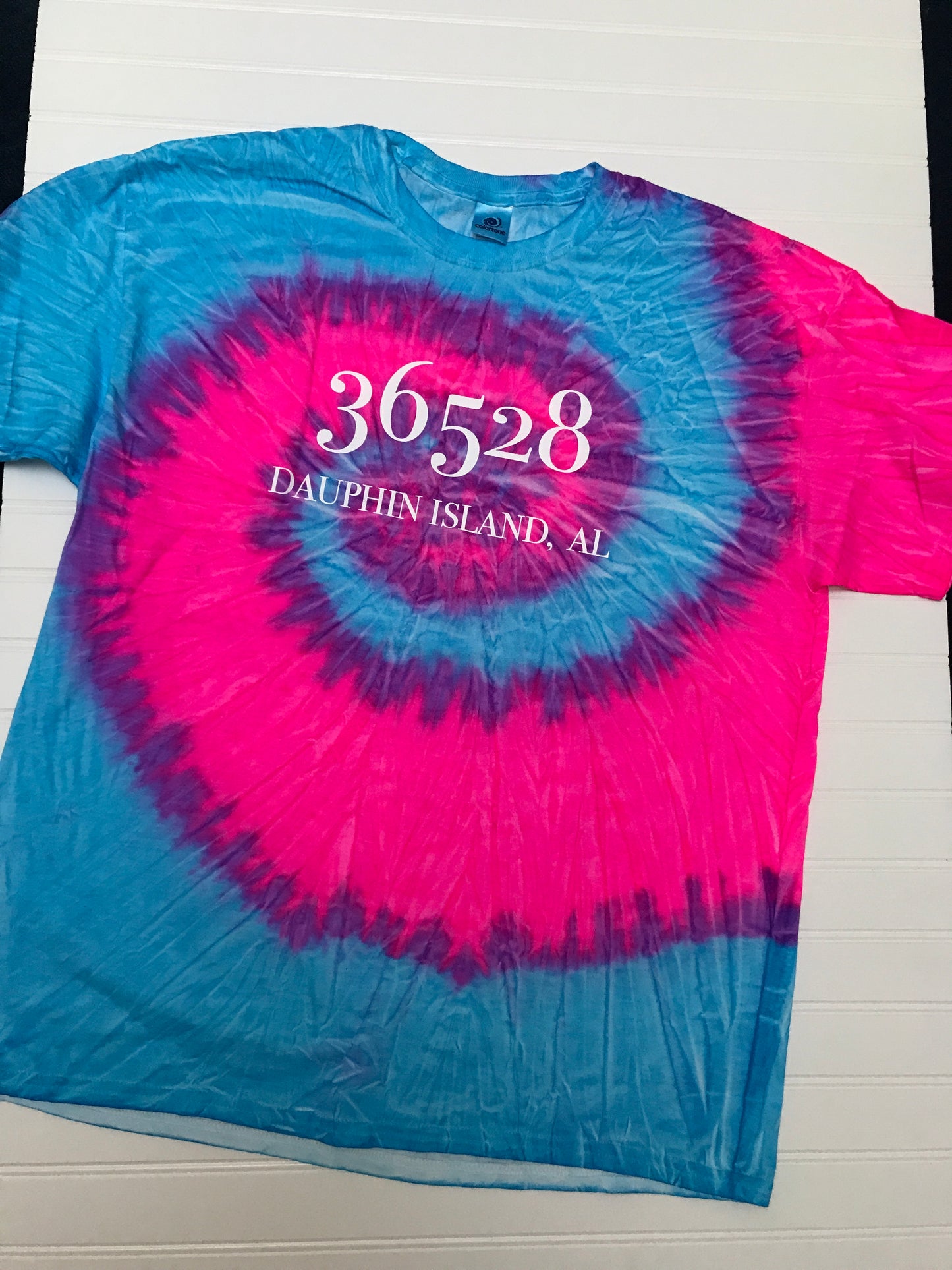 DAUPHIN ISLAND ZIP CODE SS T-SHIRT