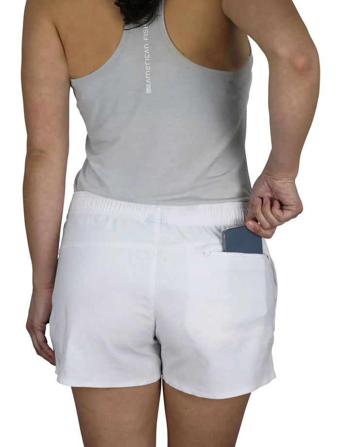 AFTCO WOMEN'S SIRENA HYBRID TECH SHORTS