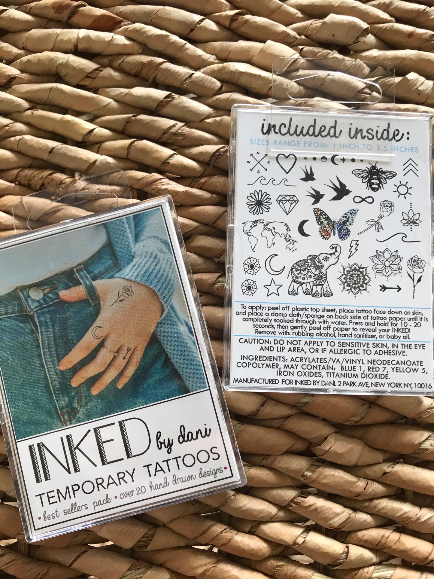 DANI TEMPORARY TATTOOS