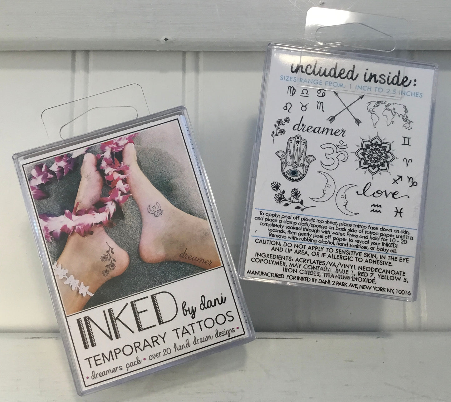 DANI TEMPORARY TATTOOS