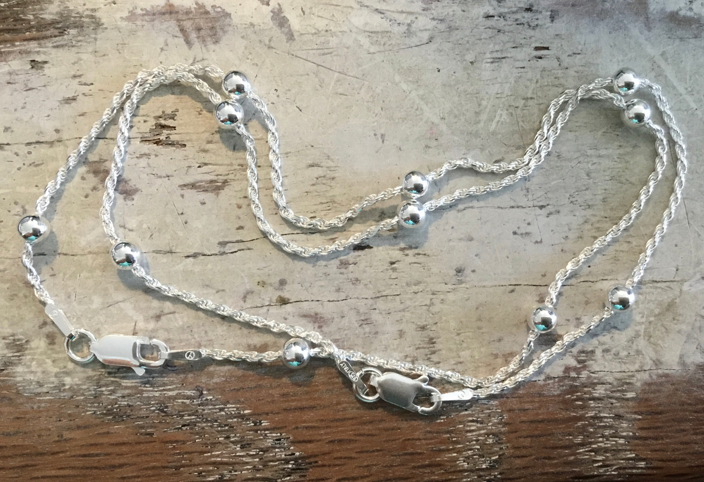 STERLING ANKLETS