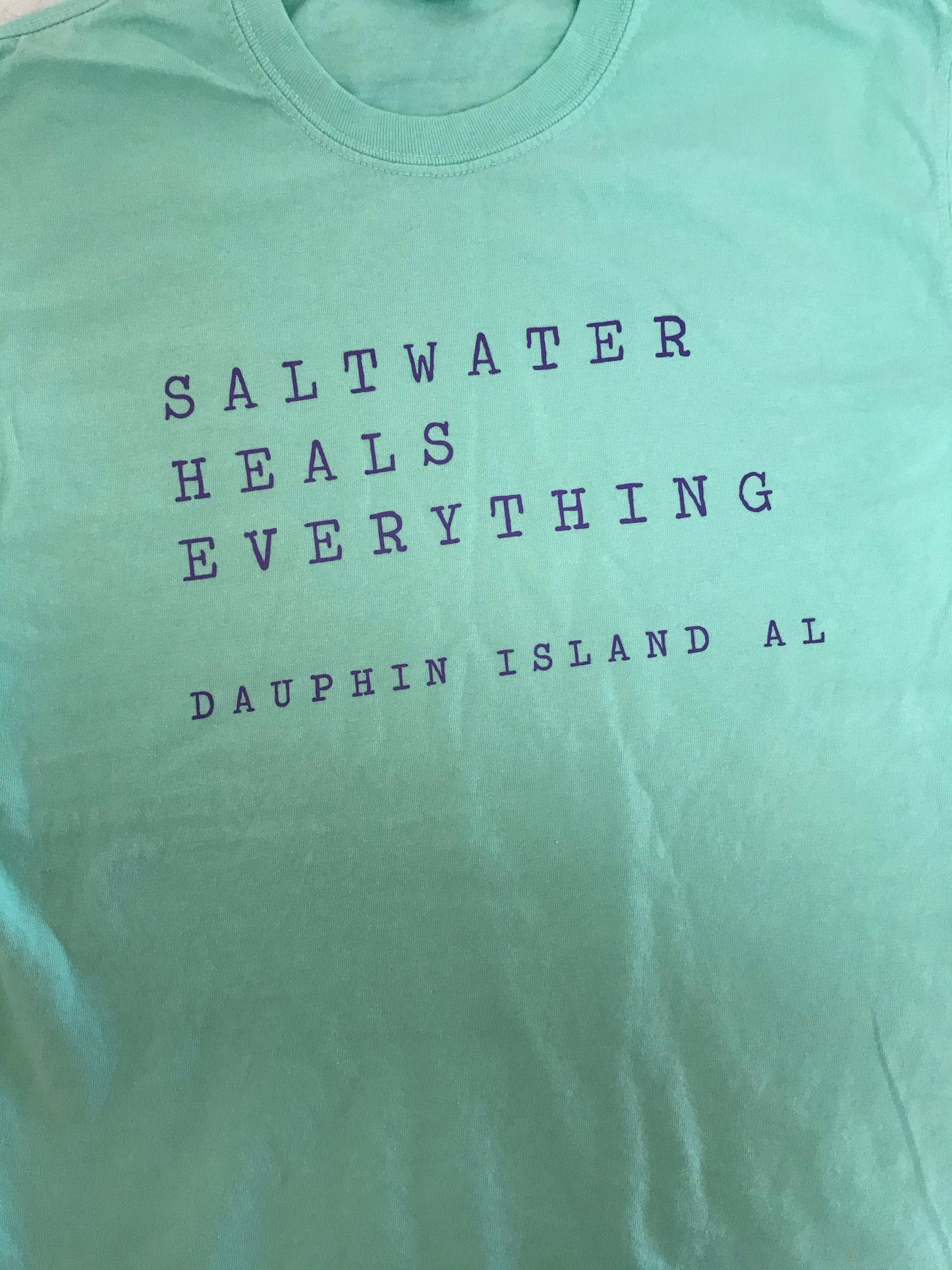 SALTWATER HEALS EVERYTHING SHORT SLEEVE T-SHIRT