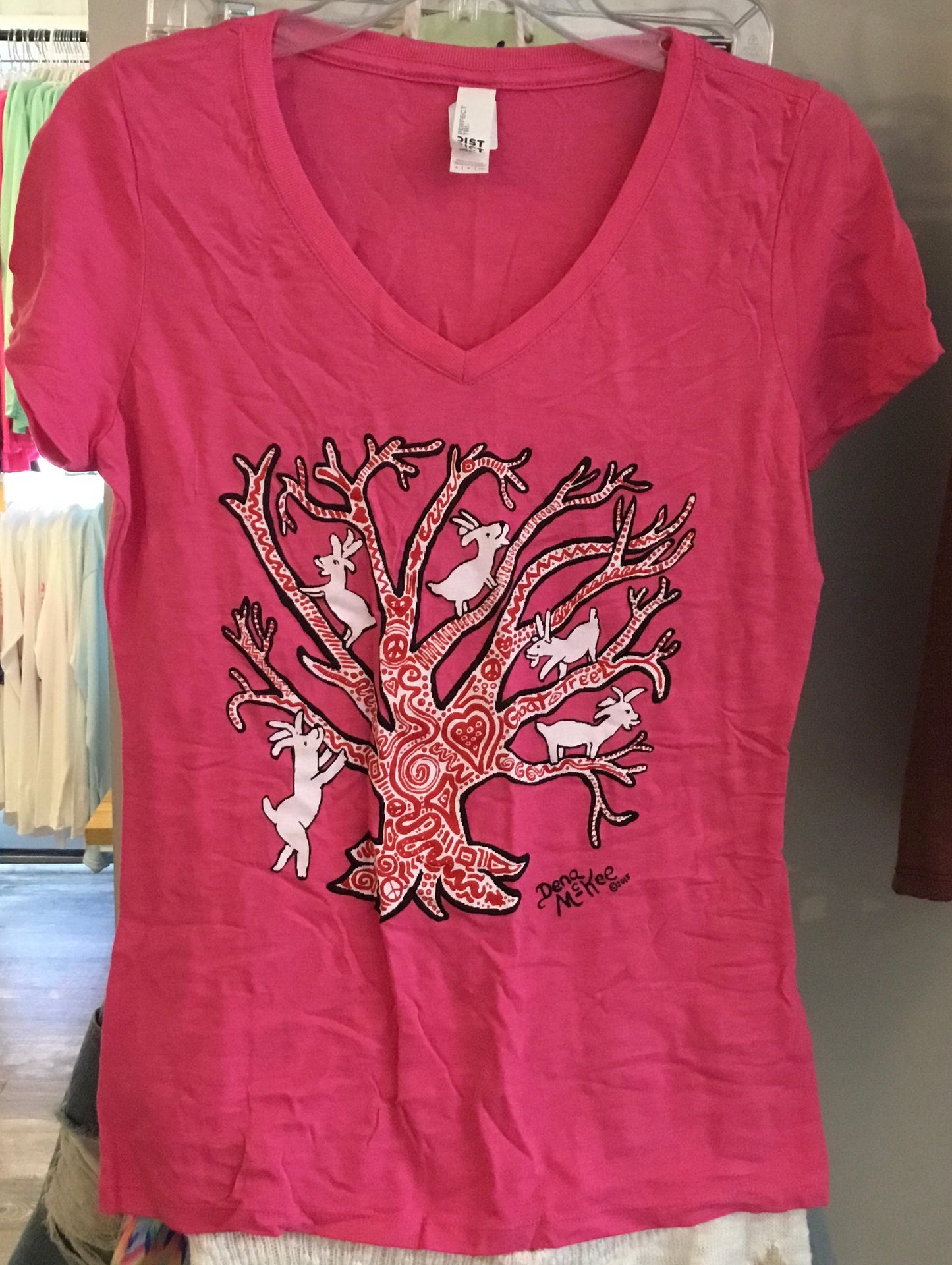 GOAT TREE V-NECK FITTED SS