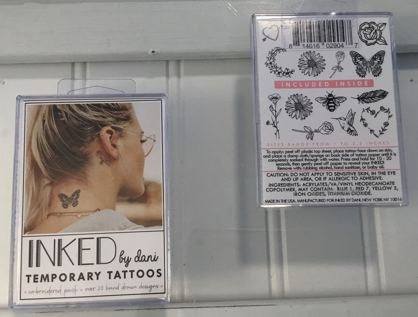 DANI TEMPORARY TATTOOS