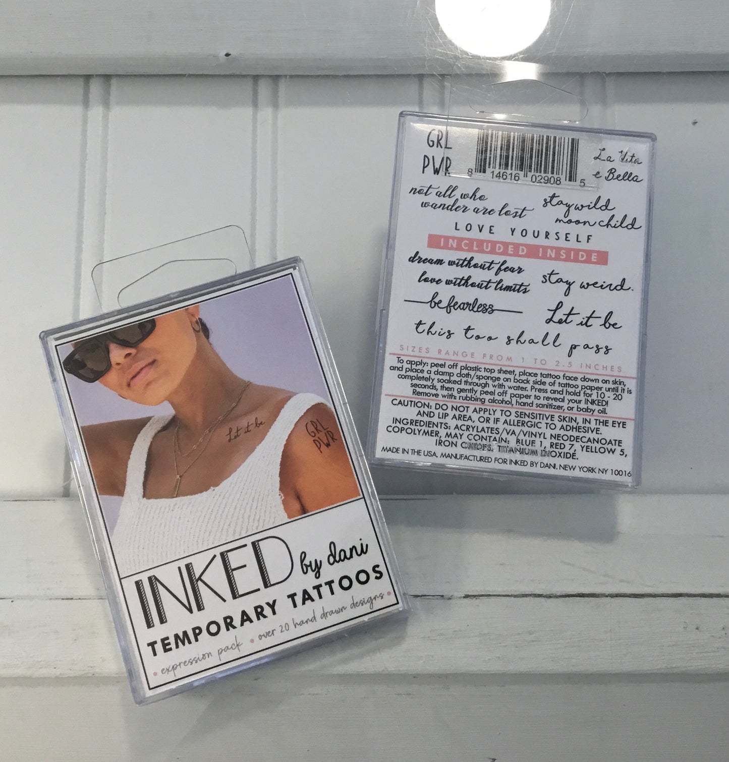 DANI TEMPORARY TATTOOS