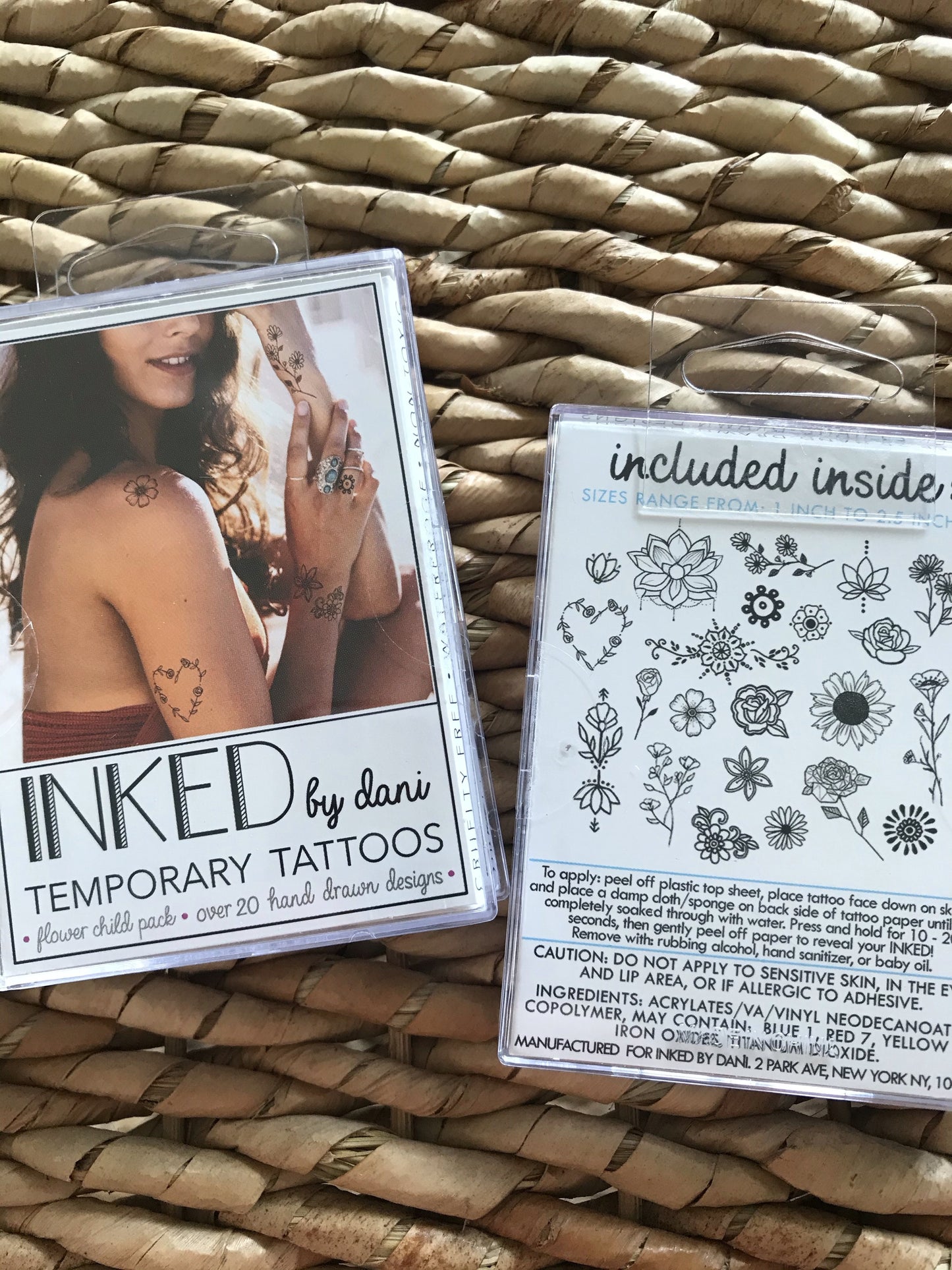 DANI TEMPORARY TATTOOS